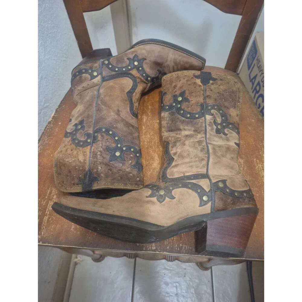 Ariat Rogue Boots Women's Size 7.5B Brown  Leather Western( Style 10008778)